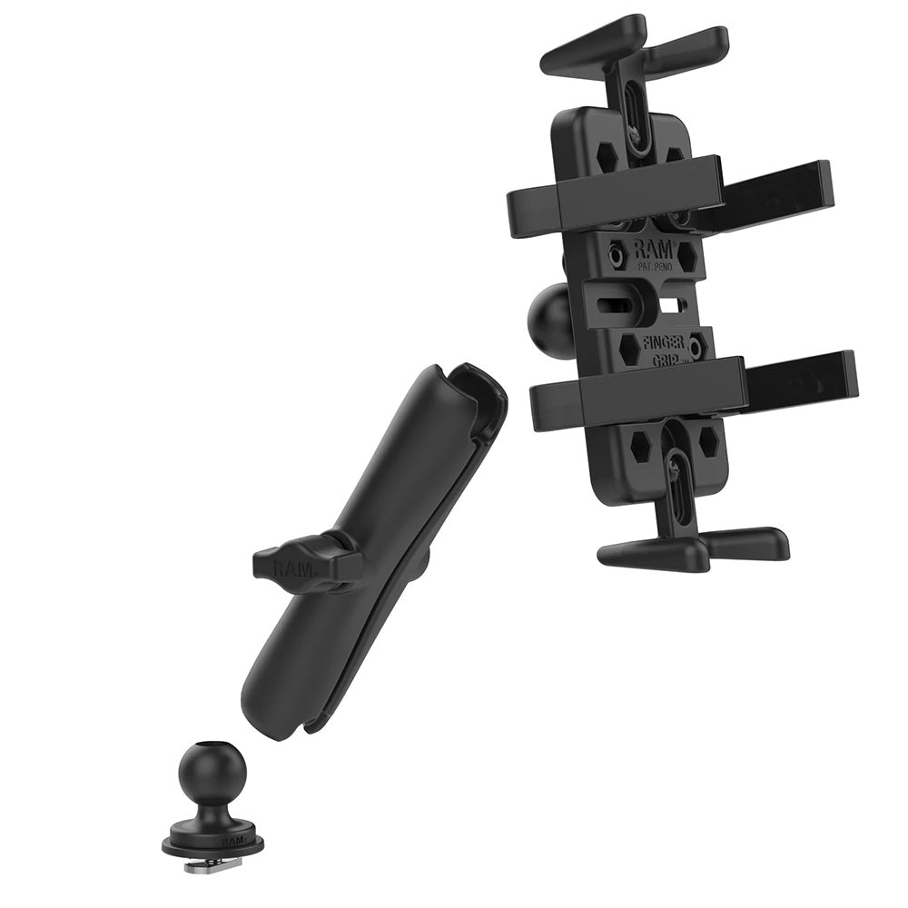 RAM Mount FingerGrip Holder wTrack Ball Base  Long RAMHOLUN4C354TRA1U