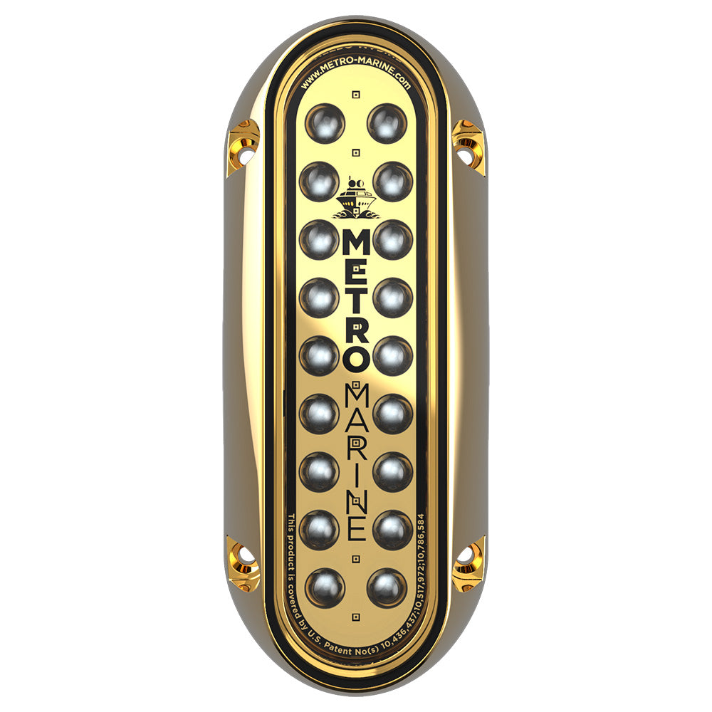 Metro Marine HighOutput Elongated Vertical Mount Light wIntelligent Monochromatic LEDs  Blue 45 Beam FBME1VB345