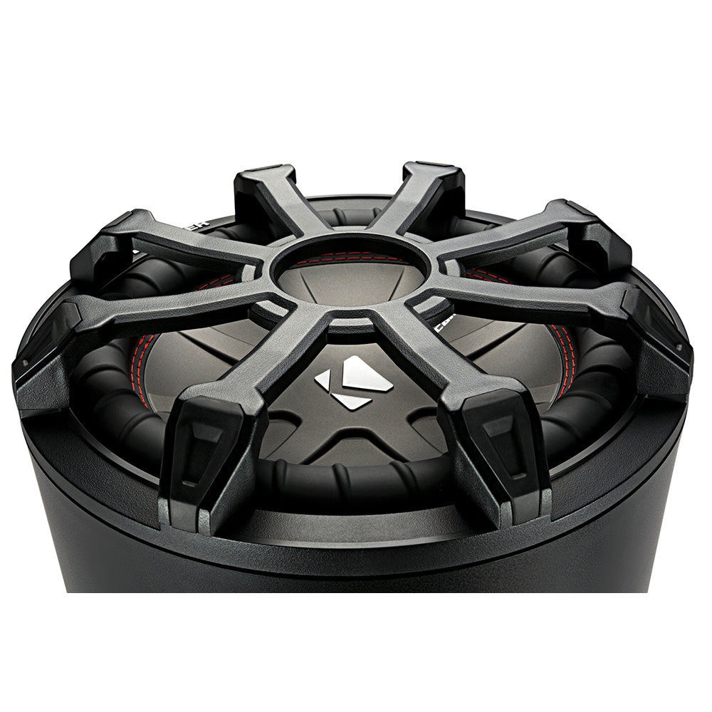 KICKER TB10 10 WeatherProof Subwoofer Enclosure wPassive Radiator  4Ohm 46CWTB104