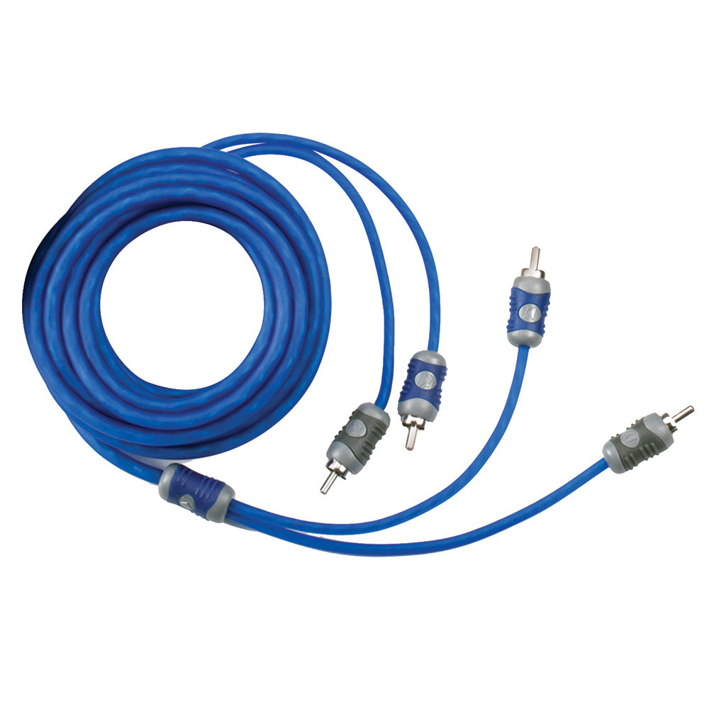 KICKER KSeries 4Channel RCA Interconnect  6M 46KI46