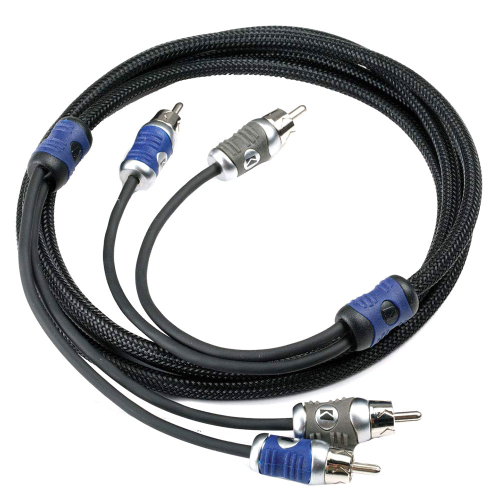 KICKER QSeries 2Channel RCA Interconnect  2M 46QI22