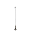 Seaview 12 Manually Folding Light Post w316 Stainless Steel Base  LTBLED12C5 Navigation Light  White SVMHB112LEDSSW