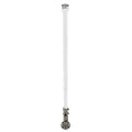 Seaview 36 Manually Folding Light Post w316 Stainless Steel Base  LTBLED12C5 Navigation Light  White SVMHB136LEDSSW