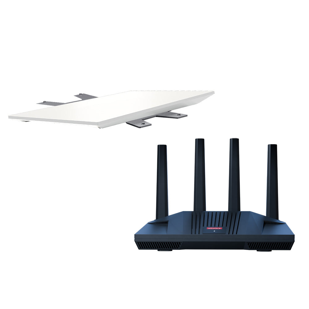 KVH Starlink Performance Gen 3 Kit wFlat Mount  CommBox Edge Core Communications Gateway  WiFi Router 721113FLATCO