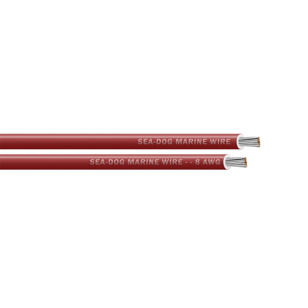 SeaDog 8 AWG Red Primary Wire  100 8008022