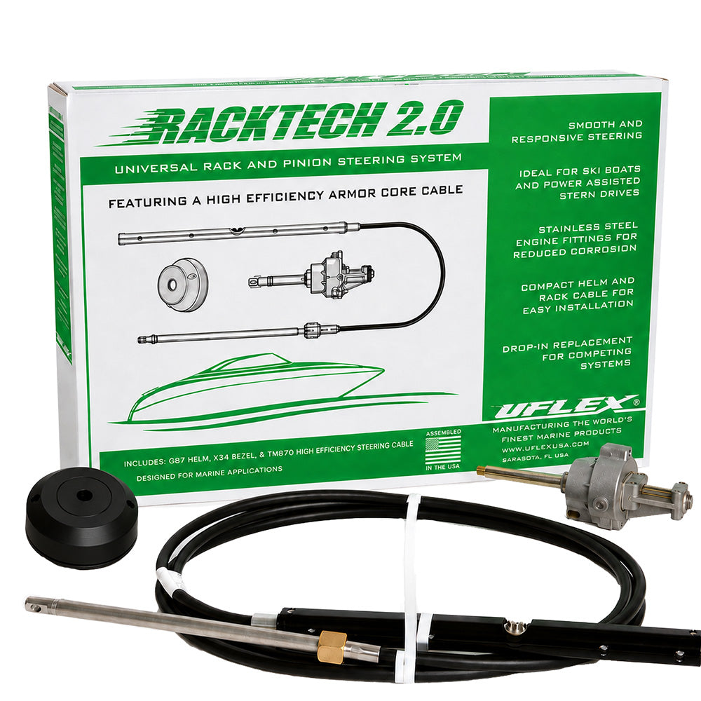 Uflex Racktech  20 High Efficiency Rack  Pinion System Kit  13 Cable RACKTECH2013