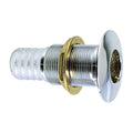 Perko 34 ThruHull Fitting f Hose Chrome Plated Bronze MADE IN THE USA 0350005DPC