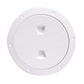 Beckson 6 NonSkid ScrewOut Deck Plate  White DP62W