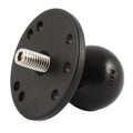 RAM Mount 25 Round Base w15 Ball  3816 Threaded Male Post fCameras RAM202CU