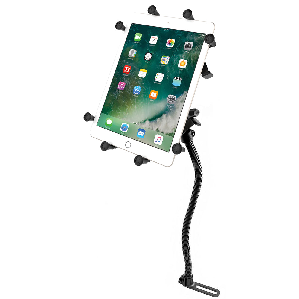RAM Mount Ram Pod I Universal NoDrill Vehicle Mount wUniversal XGrip III Holder fLarge Tablets RAMB3161UN9