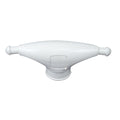 Whitecap Rubber Spreader Boot  Pair  Medium  White S9201P