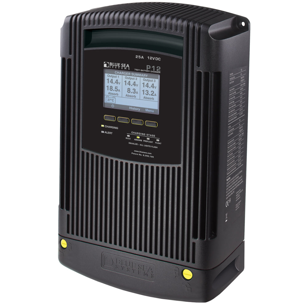 Blue Sea 7531 P12 Battery Charger  12V DC 25A 7531