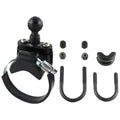 RAM Mount Rail Base wZinc Coated UBolt ATVUTV Strap  1 Ball for Rails to 315 in Diameter RAMB231Z2U