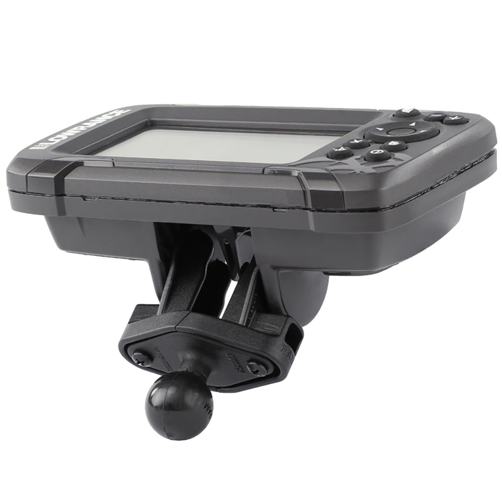 RAM Mount Fishfinder Mount fLowrance Hook2Series  1 Track Mount RAMBLO12354TRA1