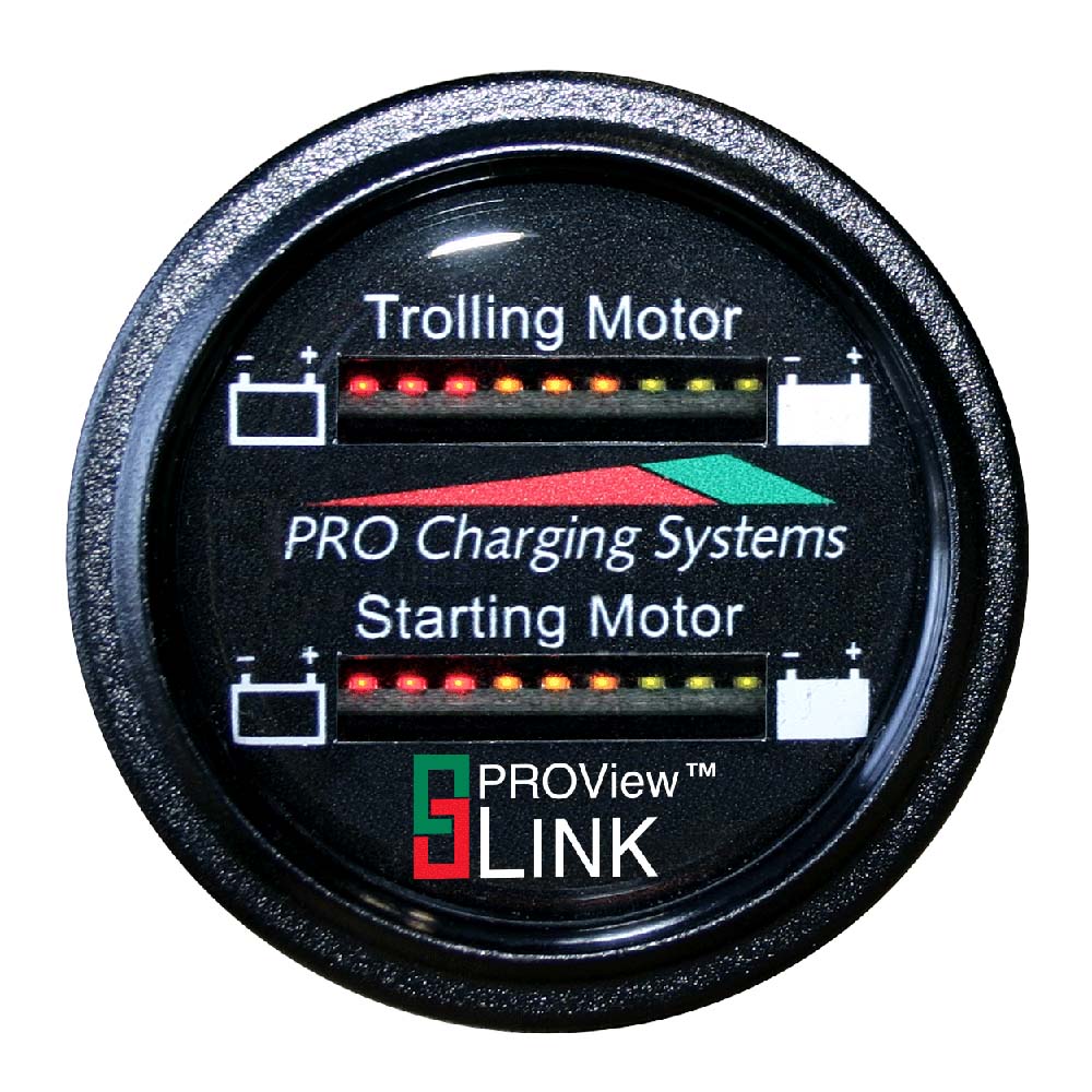 Dual Pro Battery Fuel Gauge  Marine Dual Read Battery Monitor  12V24V System  15 Battery Cable BFGWOM1524V12V