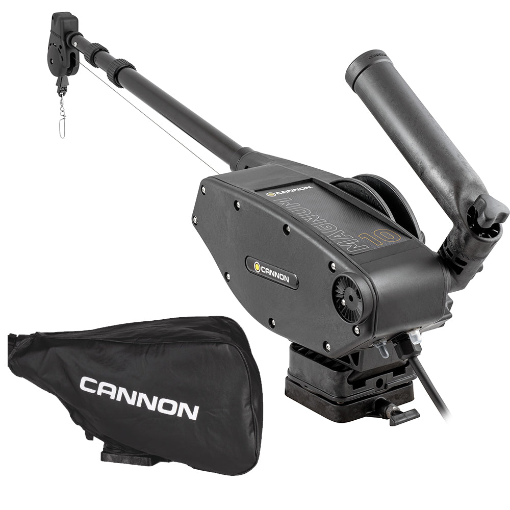 Cannon Magnum 10 Electric Downrigger wBlack Cover 1902305BLKCOVER