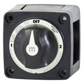 Blue Sea 6008200 mSeries Selector 3 Position Battery Switch  Black 6008200