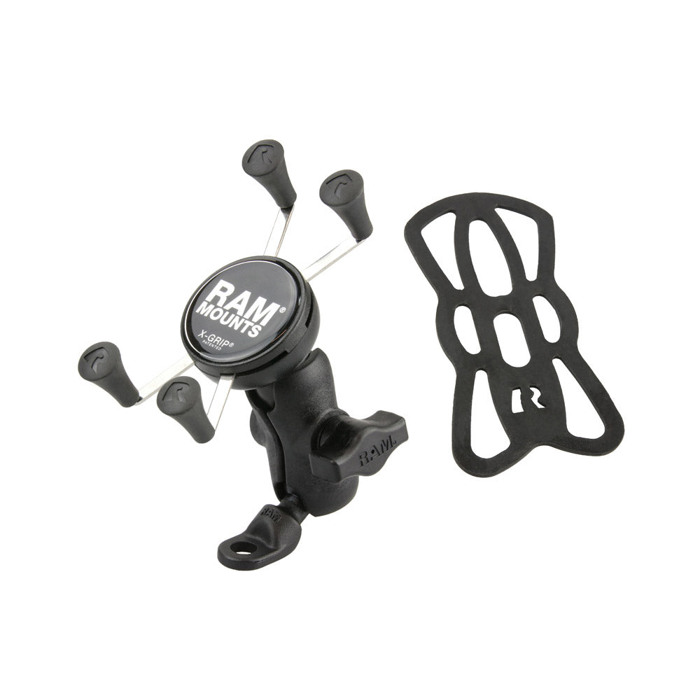 RAM MOUNT XGrip Phone Mount w9mm Angled Bolt Head Adapter RAPB272AUN7U