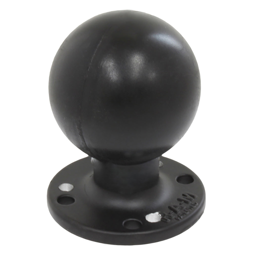 RAM Mount RAM Round Plate wBall  225  D Size Ball  Hole Plate RAMD254WD1U