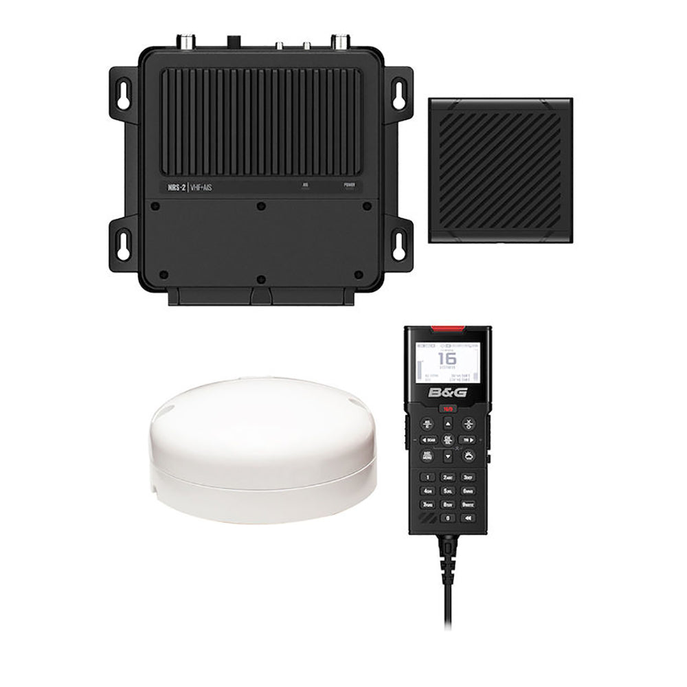 BG V100B Black Box VHF Radio wBuiltIn AIS Transmitter  Receiver  External GP500 GPS Antenna 00015793001