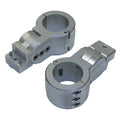 PTM Watersports Board Rack Mounts  25 Pipe Clamp  Titanium Grey P131982500TEBGR