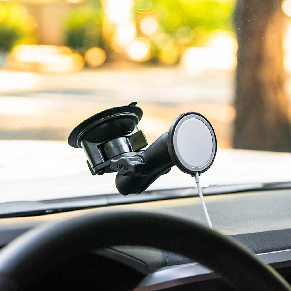 RAM Mount RAM TwistLock Suction Cup Mount fApple MagSafe RAMB166APMAGU