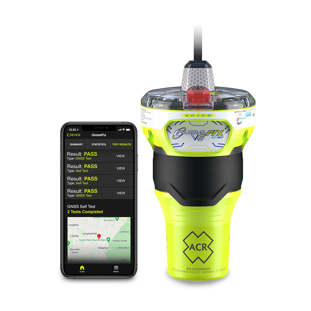 ACR GlobalFix V6 EPIRB Catagory I wReturn Link Service  Near Field Communication 2853