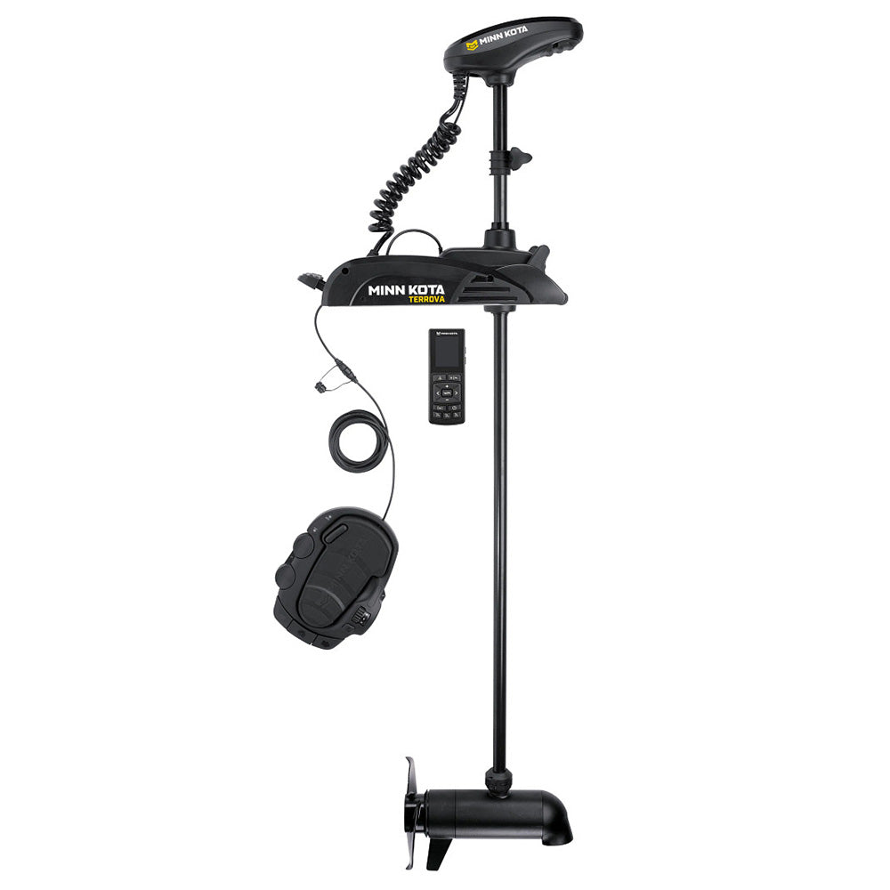 Minn Kota Terrova 112 Trolling Motor wWireless Remote  Dual Spectrum CHIRP  36V  112LB  72 1358311