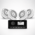 JL Audio M3 Marine Stereo System – Fusion MS-RA60 & 4 M3 6.5" Marine Speakers