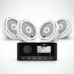 JL Audio M3 Marine Stereo System – Fusion MS-RA60 & 4 M3 6.5" Marine Speakers