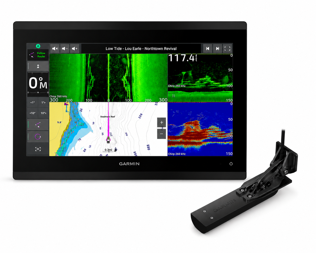 Garmin GPSMAP® 9213xsv Chartplotter/Fishfinder w/ GT56UHD-TM Transducer