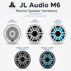 JL Audio M6 Marine Stereo System – Fusion Apollo MS-RA770, XDM600/6 Amplifier, 4 M6 Speakers & 10" Subwoofer