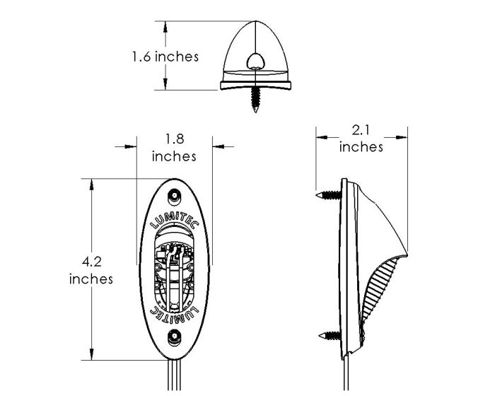 Lumitec Nautilus RGBW Dock Piling Light – Stainless Steel – 101631