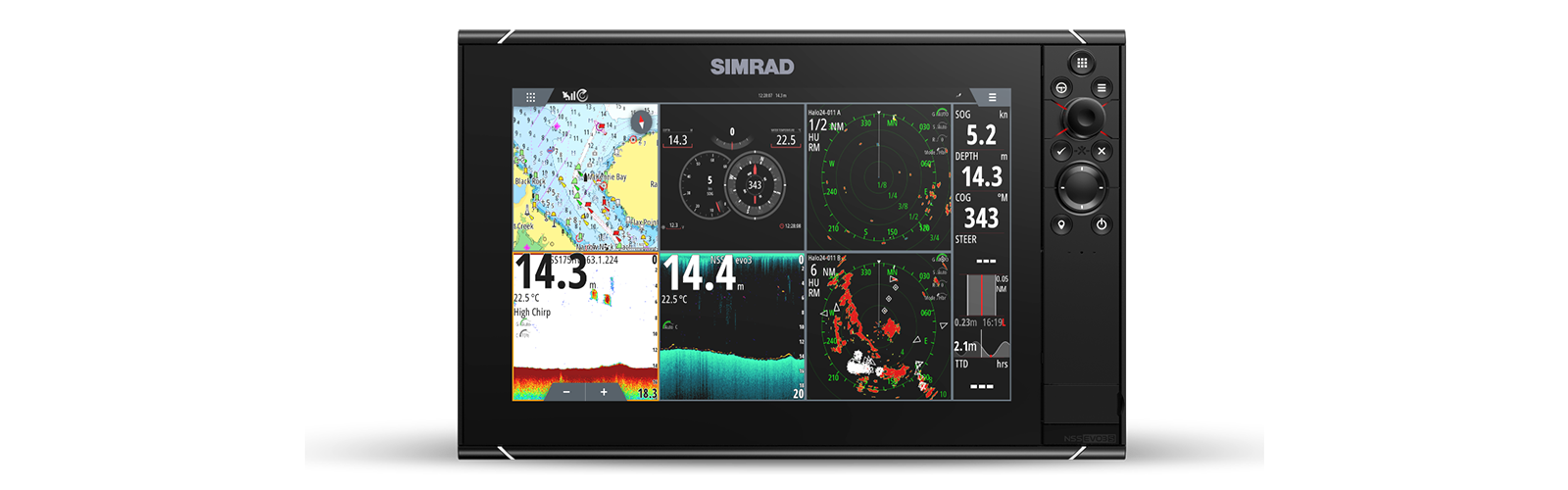 Simrad NSS9 evo3S Chartplotter/Fishfinder MFD [000-15402-001]