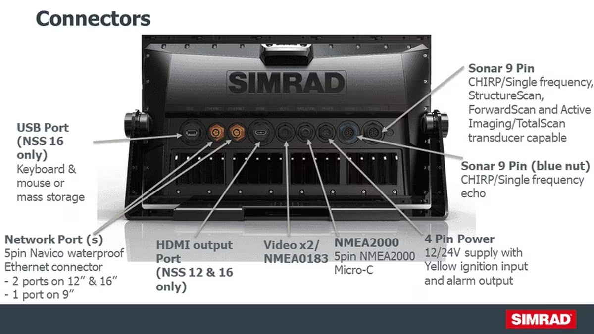 Simrad NSS16 evo3S Chartplotter/Fishfinder MFD [000-15404-001]